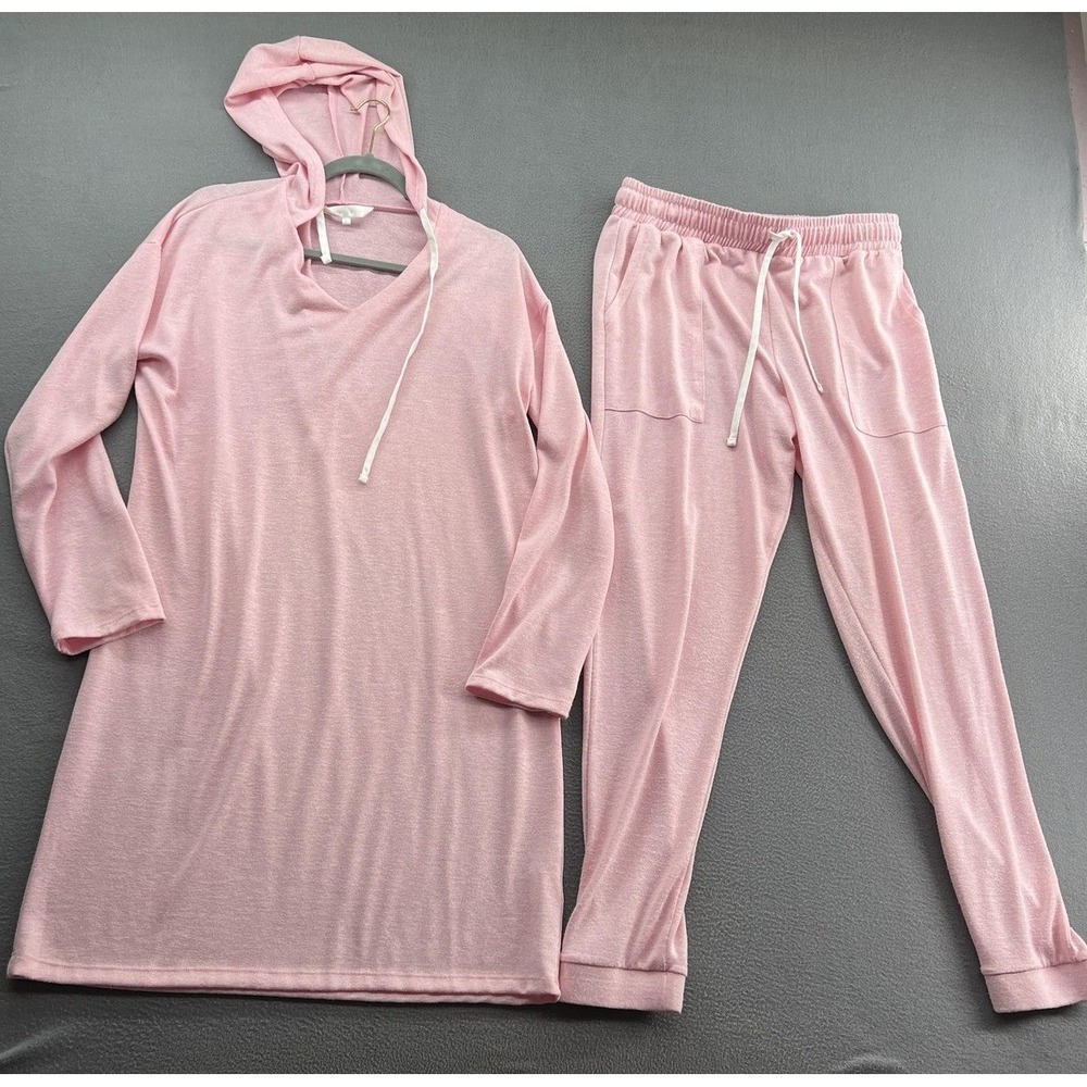The Royal Standard Lounge Set Womens Large Hoodie Sweater Pants 2 Piece Knit